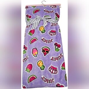 🍉 Juicy Couture Plush Throw Blanket